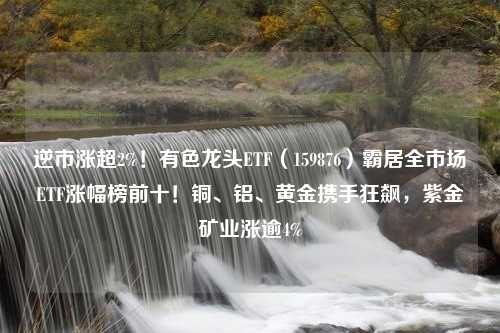 逆市涨超2%！有色龙头ETF（159876）霸居全市场ETF涨幅榜前十！铜、铝、黄金携手狂飙，紫金矿业涨逾4%