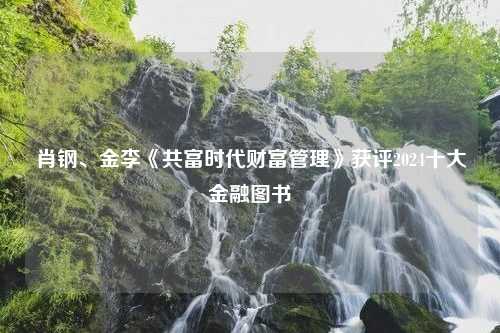 肖钢、金李《共富时代财富管理》获评2024十大金融图书