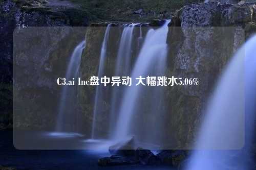 C3.ai Inc盘中异动 大幅跳水5.06%