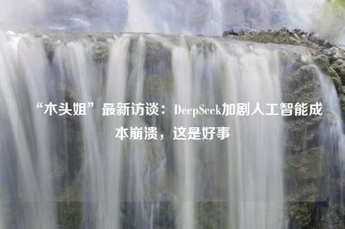 “木头姐”最新访谈：DeepSeek加剧人工智能成本崩溃，这是好事