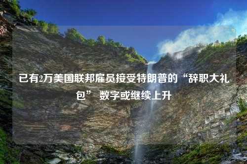 已有2万美国联邦雇员接受特朗普的“辞职大礼包” 数字或继续上升