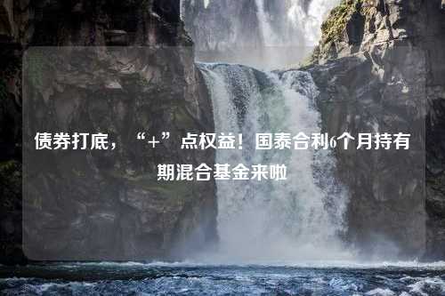 债券打底，“+”点权益！国泰合利6个月持有期混合基金来啦